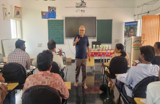 Farmer training on sustainable agriculture