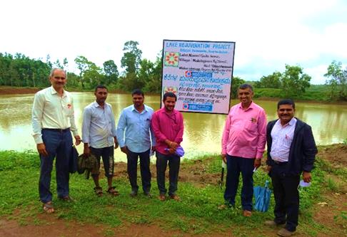 Community lake restoration activity